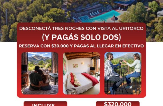 Desconecta 3 noches y solo abona 2